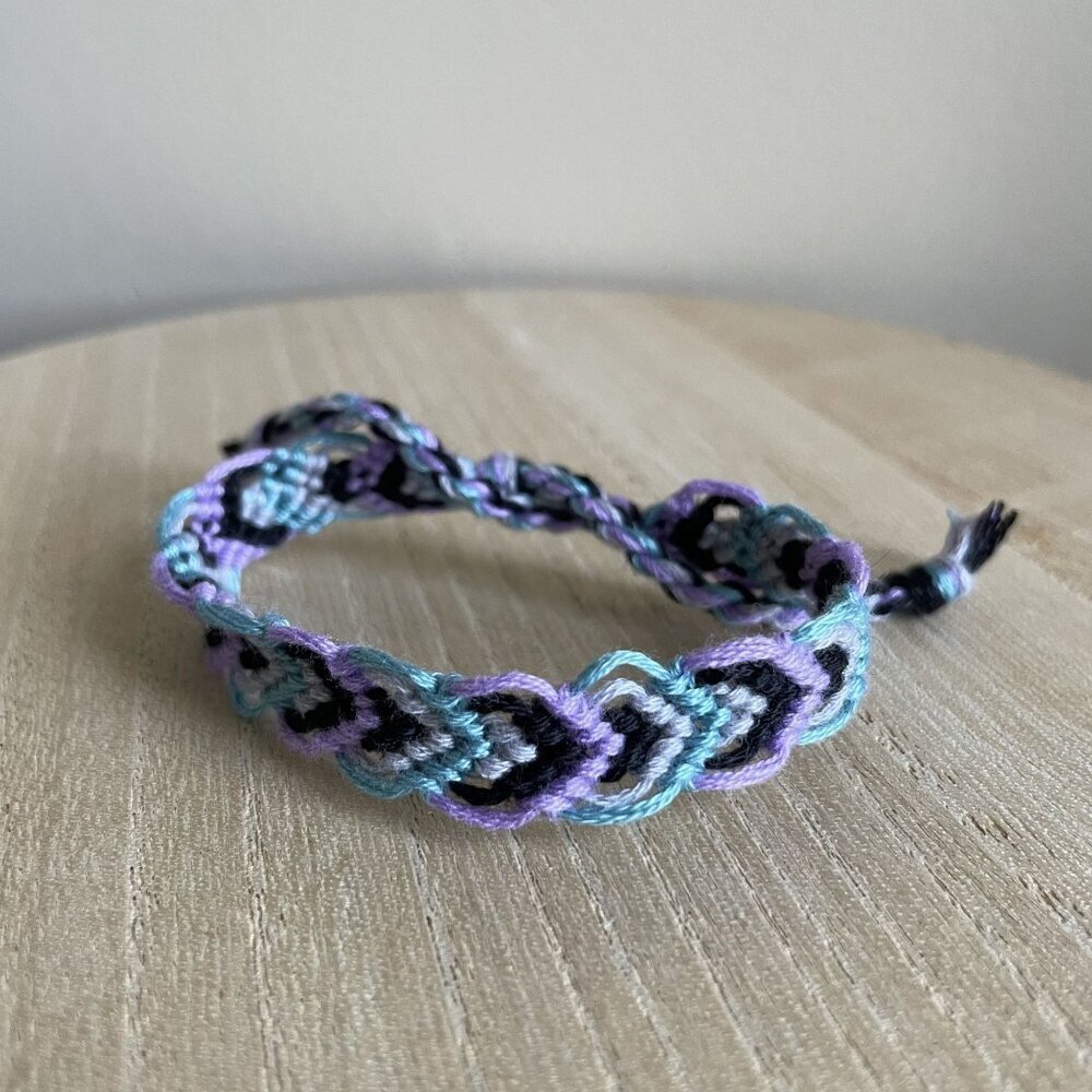 Melia Bracelet, anklet, trendy, comfortable, tie, embroidery thread, woven, gift